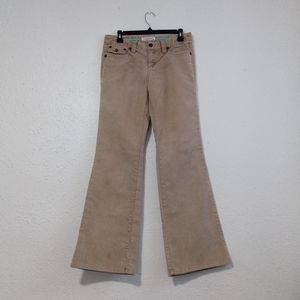 Low-rise Corduroy pants